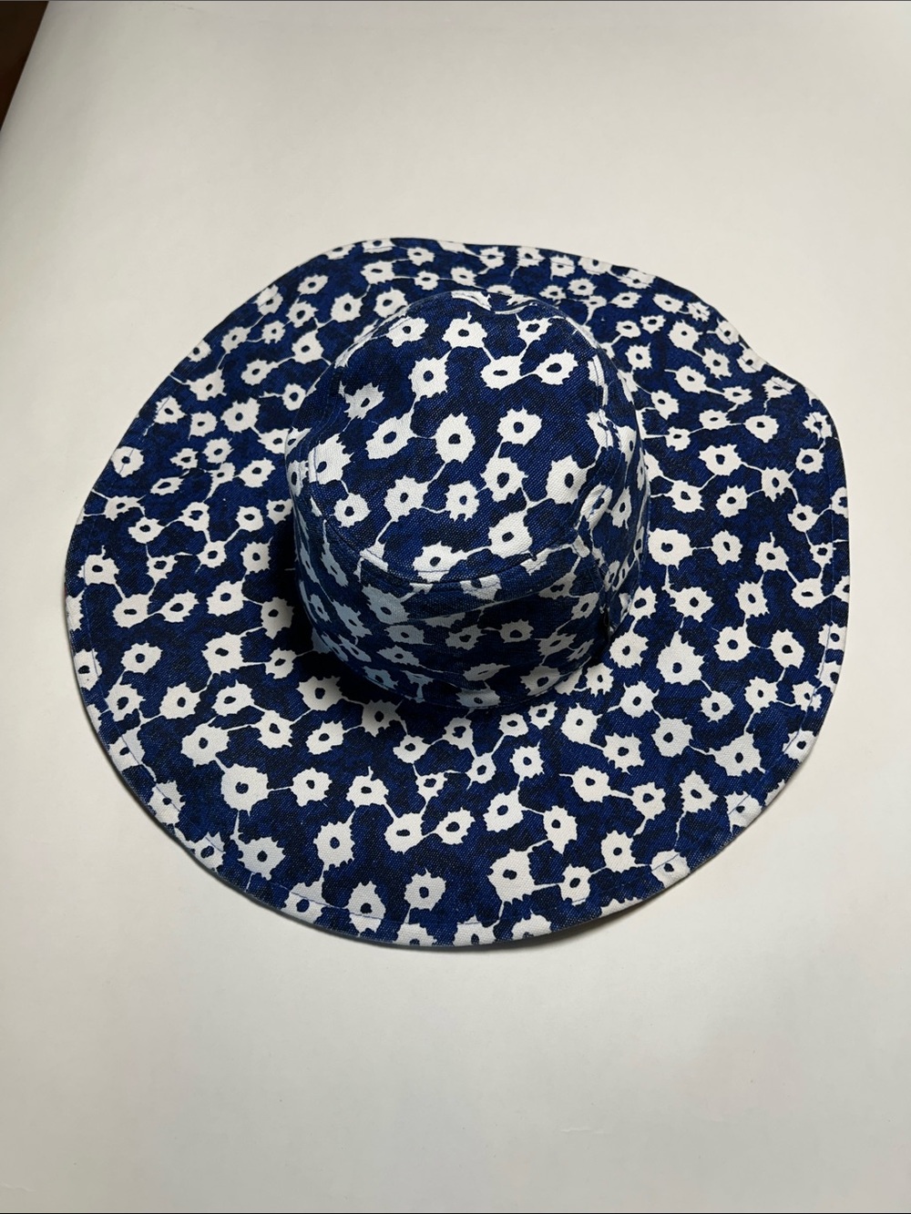 kate spade Floral Wide-Brim Sun Hat (reversible)
